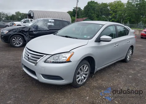 2014 Nissan Sentra Sv from USA, damaged, VIN 3N1AB7AP6EL682253